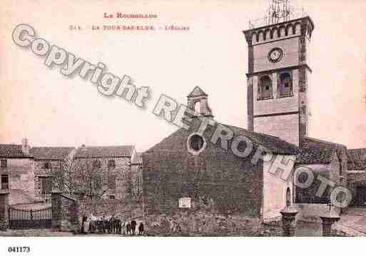 Ville de LATOURBASELNE, carte postale ancienne