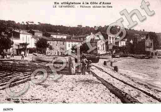 Ville de LAVANDOU(LE), carte postale ancienne