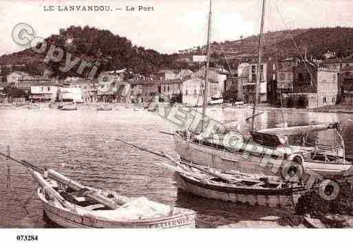 Ville de LAVANDOU(LE), carte postale ancienne