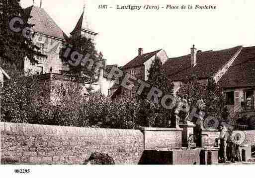 Ville de LAVIGNY, carte postale ancienne