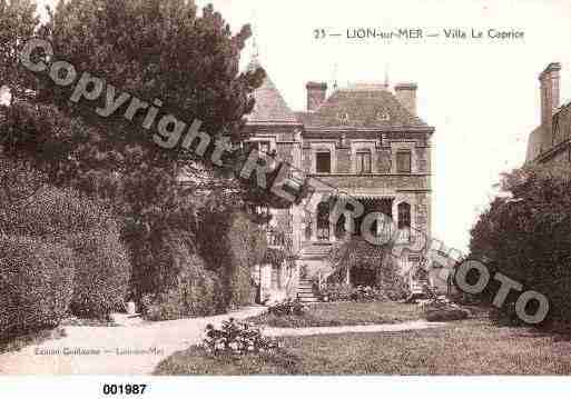 Ville de LIONSURMER, carte postale ancienne