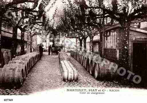 Ville de MACON, carte postale ancienne