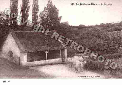 Ville de MAISONDIEU(LA), carte postale ancienne Ville de MAISONDIEU(LA), carte postale ancienne
