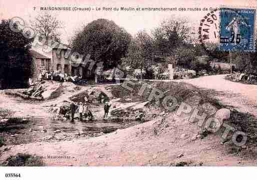 Ville de MAISONNISSES, carte postale ancienne
