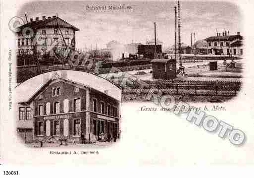 Ville de MAIZIERESLESMETZ, carte postale ancienne