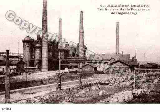 Ville de MAIZIERESLESMETZ, carte postale ancienne