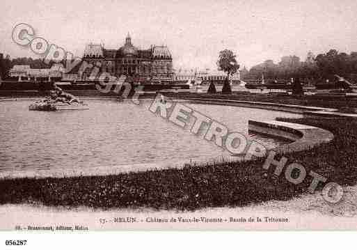 Ville de MELUN, carte postale ancienne Ville de MELUN, carte postale ancienne