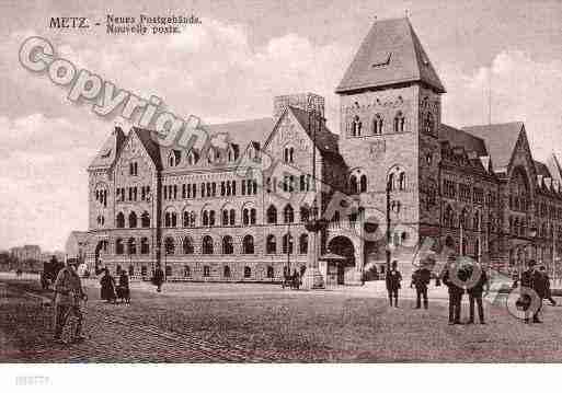 Ville de METZ, carte postale ancienne