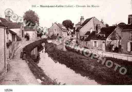 Ville de MEUNGSURLOIRE, carte postale ancienne