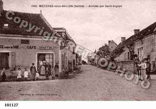 Ville de MEZIERESSURPONTHOUIN, carte postale ancienne Ville de MEZIERESSURPONTHOUIN, carte postale ancienne