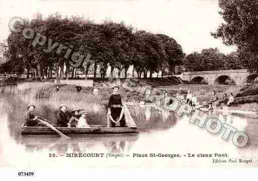 Ville de MIRECOURT, carte postale ancienne