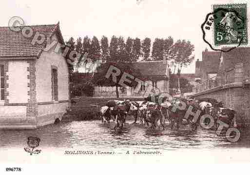 Ville de MOLINONS, carte postale ancienne