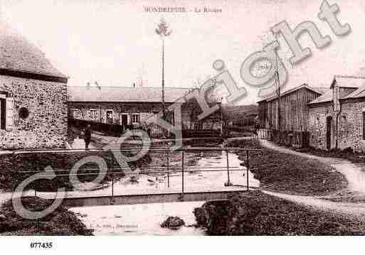 Ville de MONDREPUIS, carte postale ancienne