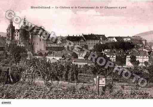 Ville de MONTBELIARD, carte postale ancienne