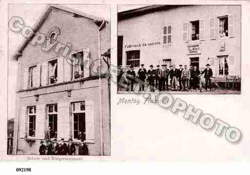 Ville de MONTOYFLANVILLE, carte postale ancienne