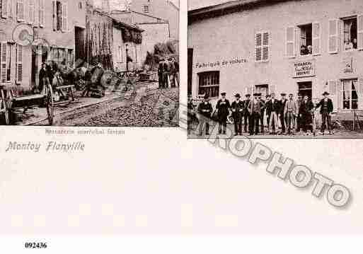 Ville de MONTOYFLANVILLE, carte postale ancienne