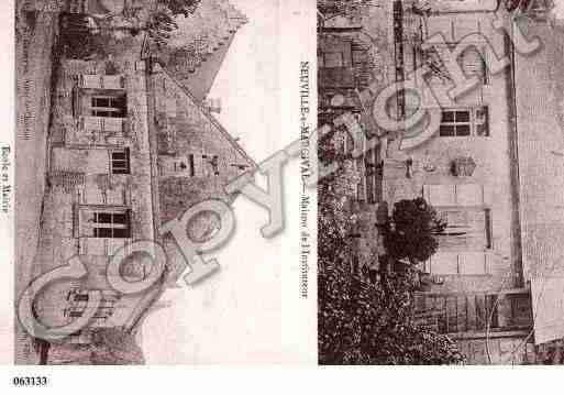 Ville de NEUVILLESURMARGIVAL, carte postale ancienne