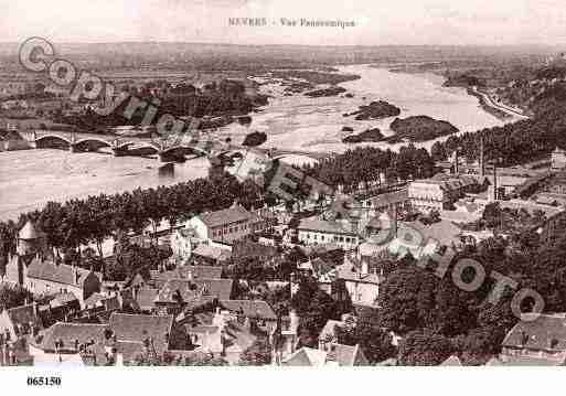 Ville de NEVERS, carte postale ancienne