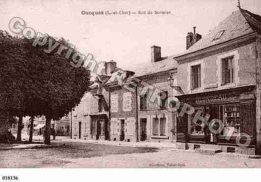 Ville de OUCQUES, carte postale ancienne