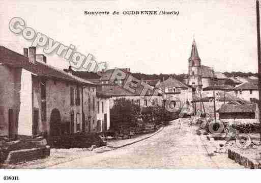 Ville de OUDRENNE, carte postale ancienne Ville de OUDRENNE, carte postale ancienne