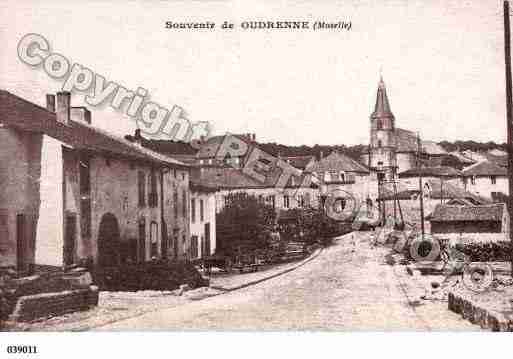 Ville de OUDRENNE, carte postale ancienne