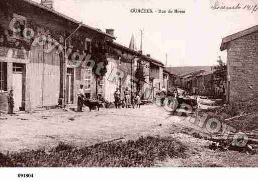 Ville de OURCHESSURMEUSE, carte postale ancienne