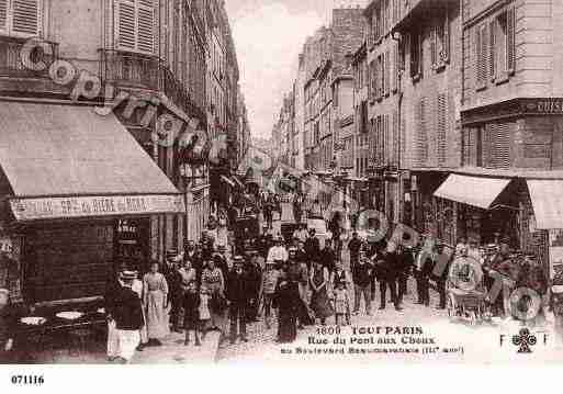 Ville de PARIS3, carte postale ancienne