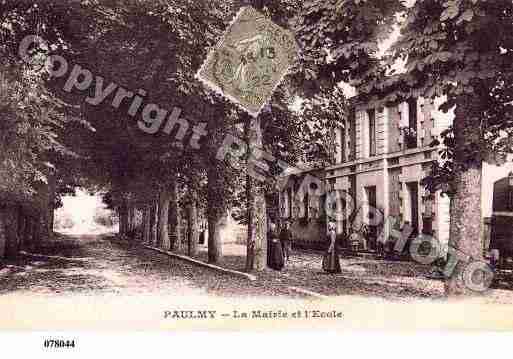 Ville de PAULMY, carte postale ancienne