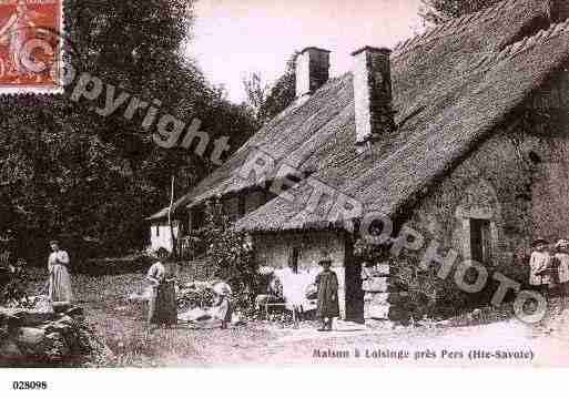 Ville de PERSJUSSY, carte postale ancienne