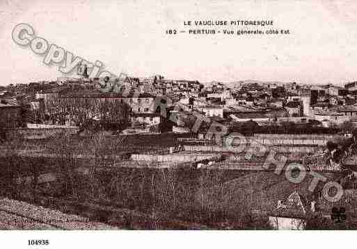 Ville de PERTUIS, carte postale ancienne