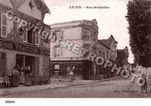 Ville de PIN(LE), carte postale ancienne