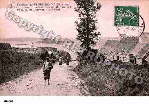 Ville de PLOUGASNOU, carte postale ancienne