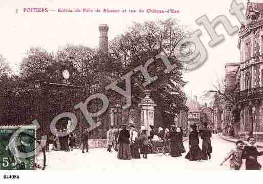 Ville de POITIERS, carte postale ancienne