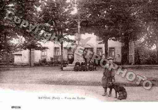 Ville de RAYSSAC, carte postale ancienne