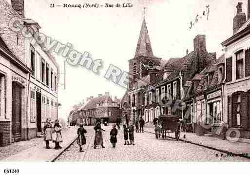 Ville de RONCQ, carte postale ancienne