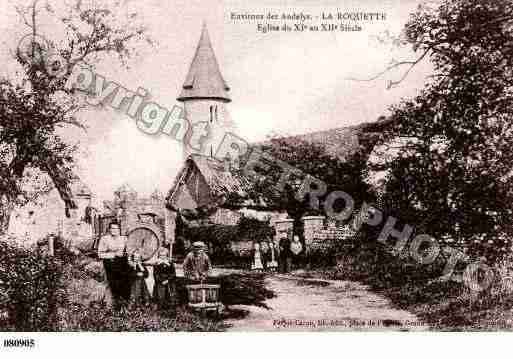 Ville de ROQUETTE(LA), carte postale ancienne