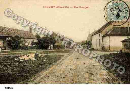 Ville de ROUVRESENPLAINE, carte postale ancienne