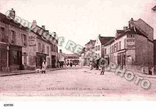 Ville de SAACYSURMARNE, carte postale ancienne