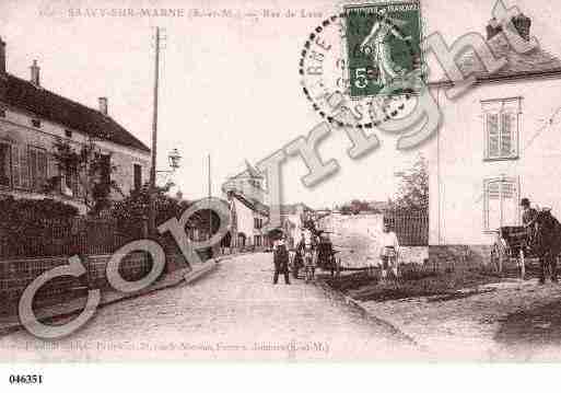 Ville de SAACYSURMARNE, carte postale ancienne