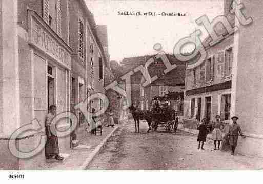 Ville de SACLAS, carte postale ancienne