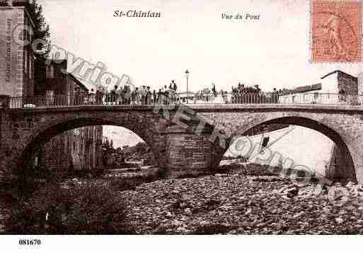 Ville de SAINTCHINIAN, carte postale ancienne