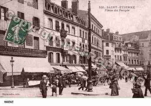 Ville de SAINTETIENNE, carte postale ancienne