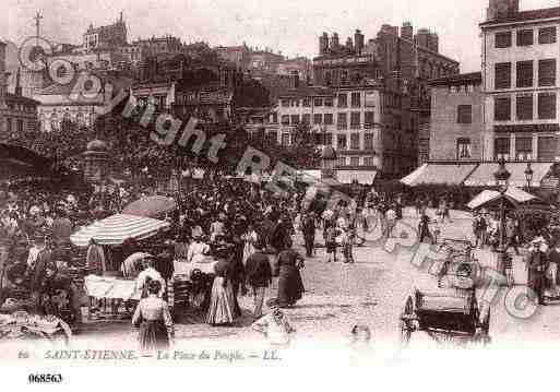 Ville de SAINTETIENNE, carte postale ancienne