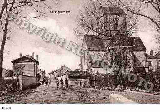 Ville de SAINTMASMES, carte postale ancienne