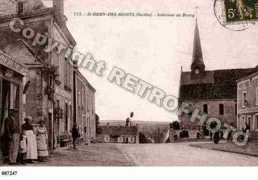 Ville de SAINTREMYDESMONTS, carte postale ancienne