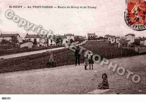 Ville de SAINTREMY, carte postale ancienne