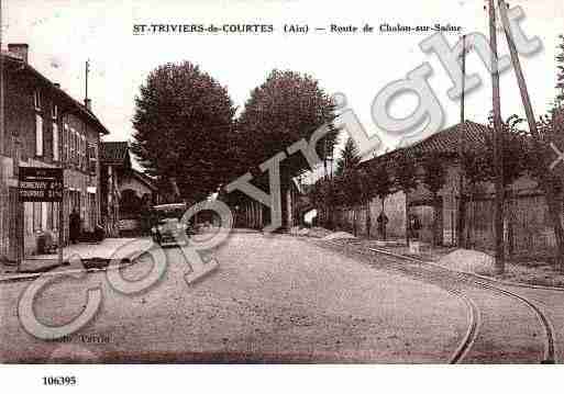 Ville de SAINTTRIVIERDECOURTES, carte postale ancienne