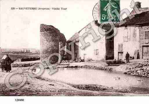 Ville de SAUVETERREDEROUERGUE, carte postale ancienne