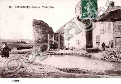 Ville de SAUVETERREDEROUERGUE, carte postale ancienne Ville de SAUVETERREDEROUERGUE, carte postale ancienne