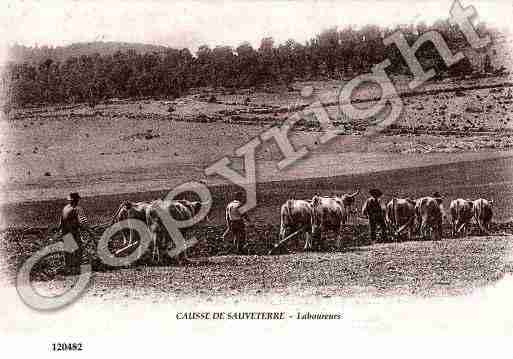 Ville de SAUVETERREDEROUERGUE, carte postale ancienne